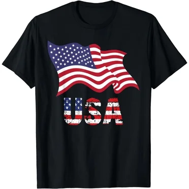 Patriotic USA T-Shirt – American Flag Graphic Tee 02